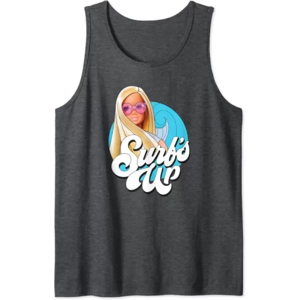 Barbie  Surfs Up Tank TopDark Heather Grey