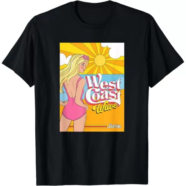 Barbie  West Coast Wave Sunset TShirtBlack