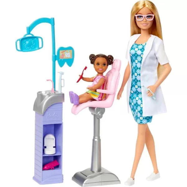 Barbie Careers Blonde Dentist Doll And Playset With Accessories Medical Doctor Set Barbie ToysBlonde