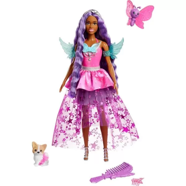 Barbie Doll with Two Fairytale Pets and Fantasy Dress Barbie Brooklyn Doll From Barbie A Touch of Magic 7inch Long Fantasy HairBrooklyn