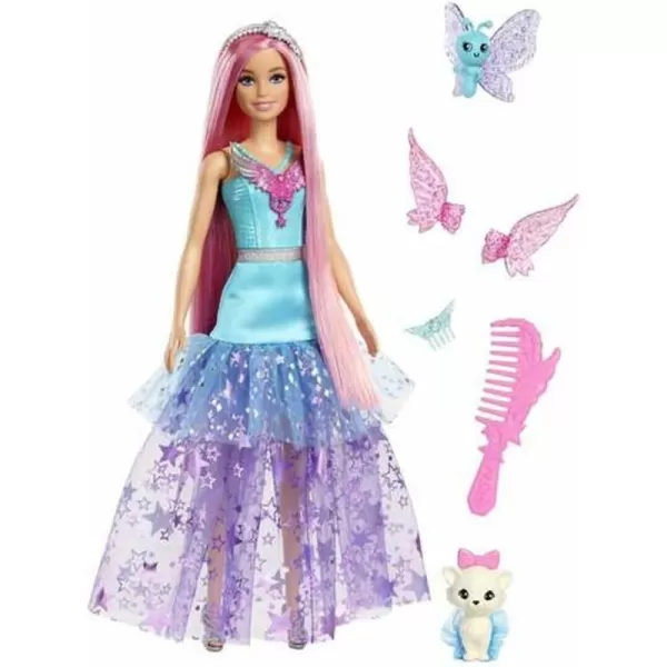 Barbie Doll with Two Fairytale Pets and Fantasy Dress Barbie Brooklyn Doll From Barbie A Touch of Magic 7inch Long Fantasy HairMalibu