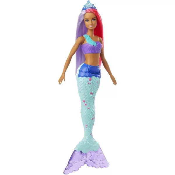 Barbie Dreamtopia Mermaid Doll 12inch Pink and Purple Hair with Tiara Gift for 3 to 7 Year OldsBarbie Dreamtopia Mermaid Doll 12inch Pink and Purple Hair with Tiara Gift for 3 to 7 Year Olds