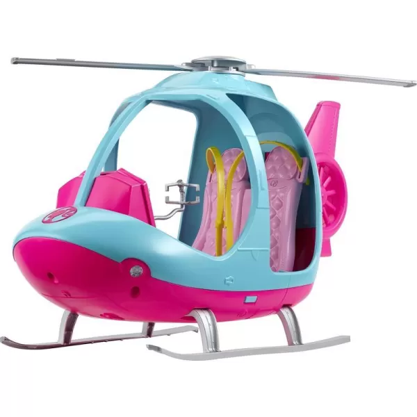 Barbie Helicopter Pink and Blue with Spinning Rotor for 3 to 7 Year Olds Amazon ExclusiveHelicopter