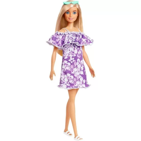 Barbie Loves The Ocean BeachThemed Doll 115inch Blonde Made from Recycled Plastics Wearing Fashion amp Accessories Gift for 3 to 7 Year OldsFashionRuffle