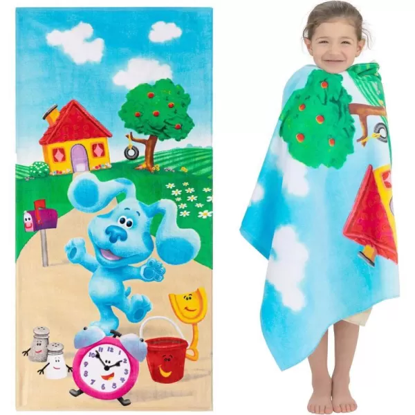 Barbie Super Soft Cotton BathPoolBeach Towel Barbiecore 58 in x 28 in Official Barbie Product By Franco58 in x 28 in Blues Clues