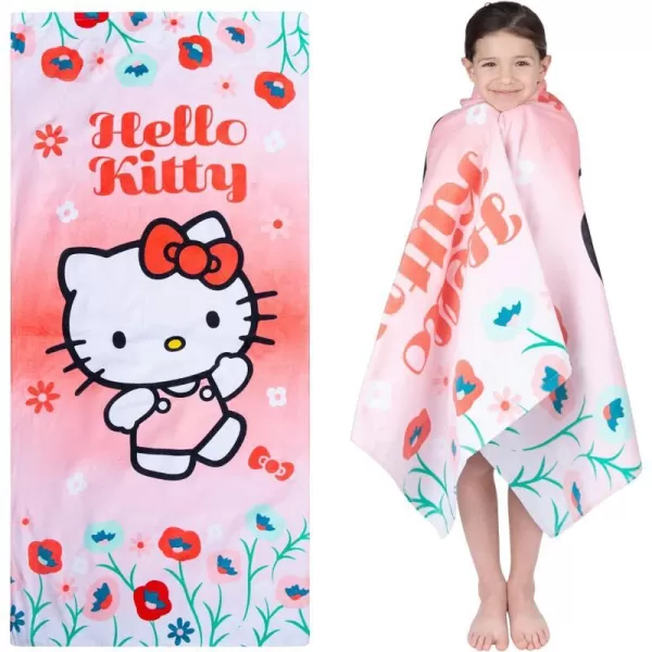 Barbie Super Soft Cotton BathPoolBeach Towel Barbiecore 58 in x 28 in Official Barbie Product By Franco58 in x 28 in Hello Kitty