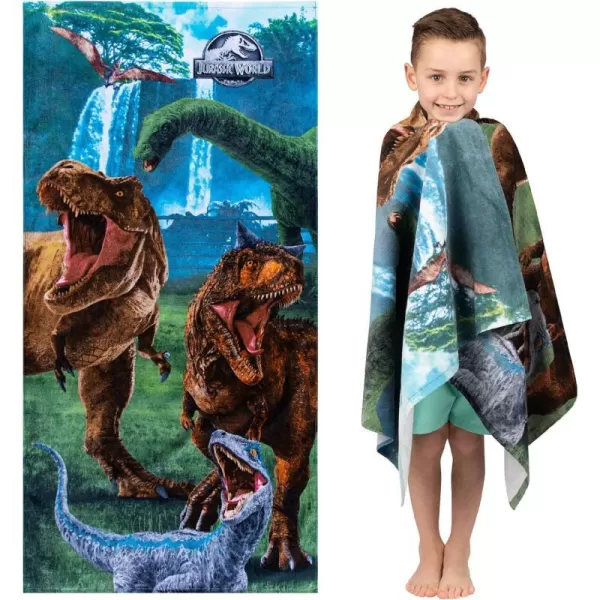 Barbie Super Soft Cotton BathPoolBeach Towel Barbiecore 58 in x 28 in Official Barbie Product By Franco58 in x 28 in Jurassic World Dominion