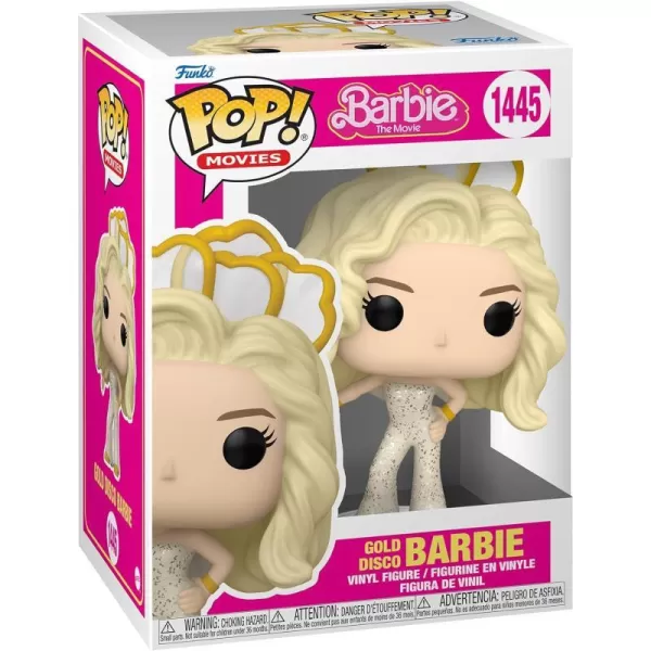 Funko Pop Movies Barbie  Gold Disco BarbieFunko Pop Movies Barbie  Gold Disco Barbie