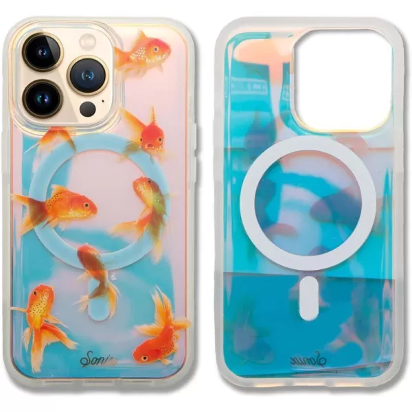 Sonix x Barbie Case for iPhone 13 Pro  Compatible with MagSafe  10ft Drop Tested  Vintage BarbieGoldfish Goldie