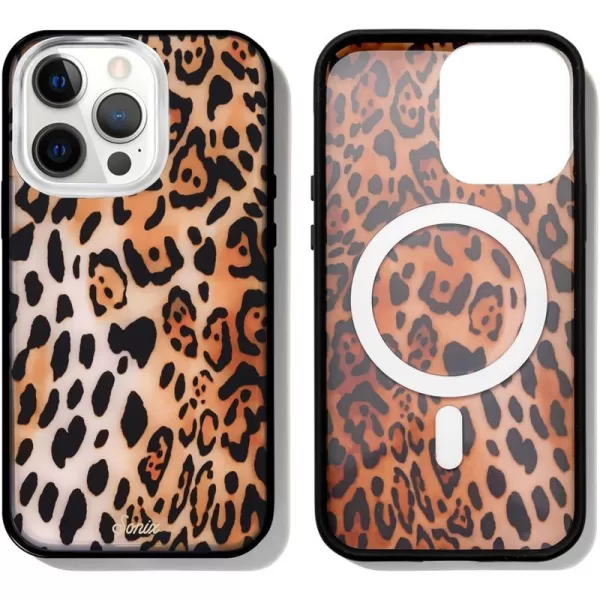 Sonix x Barbie Case for iPhone 13 Pro  Compatible with MagSafe  10ft Drop Tested  Vintage BarbiePattern  Watercolor Leopard MS