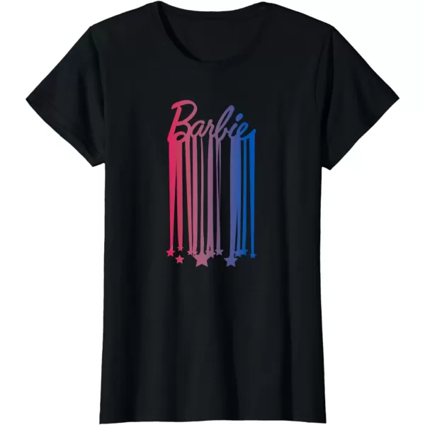 Barbie  Americana Drip Logo TShirtBlack