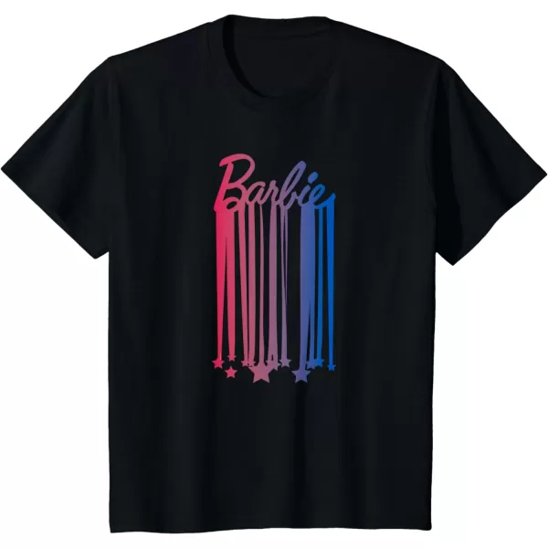 Barbie  Americana Drip Logo TShirtBlack