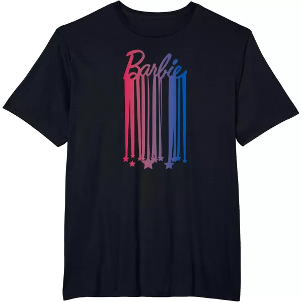 Barbie  Americana Drip Logo TShirtBlack