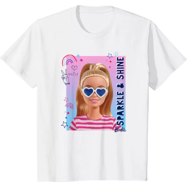 Barbie  Americana Sparkle  Shine TShirtWhite