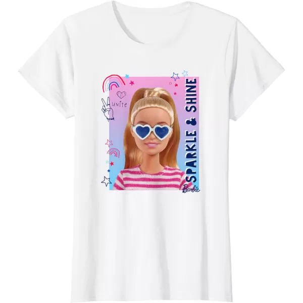 Barbie  Americana Sparkle  Shine TShirtWhite