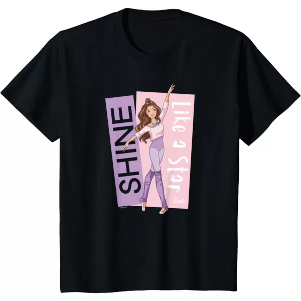 Barbie  Ballerina Barbie  Purple Leotard Shine Like a Star TShirtBlack