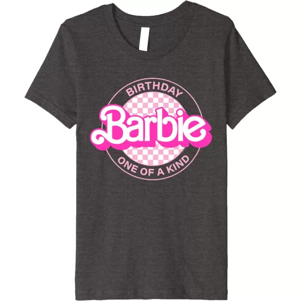 Barbie  Barbie Birthday Classic  One of a Kind Premium TShirtDark Heather Grey