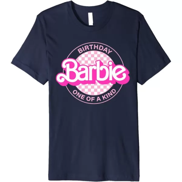 Barbie  Barbie Birthday Classic  One of a Kind Premium TShirtNavy Blue