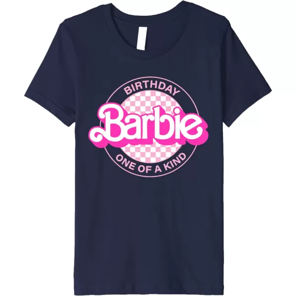 Barbie  Barbie Birthday Classic  One of a Kind Premium TShirtNavy Blue