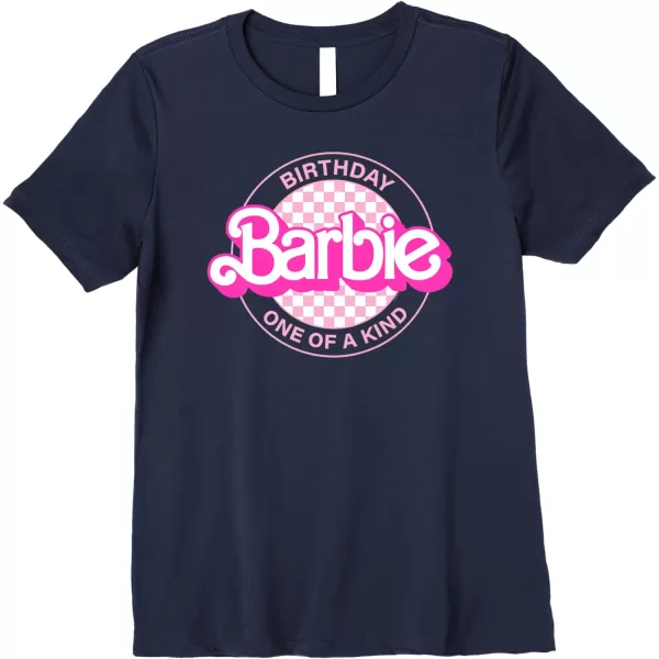 Barbie  Barbie Birthday Classic  One of a Kind Premium TShirtNavy Blue