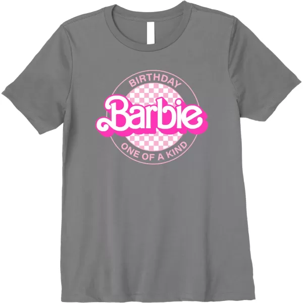 Barbie  Barbie Birthday Classic  One of a Kind Premium TShirtSlate Grey