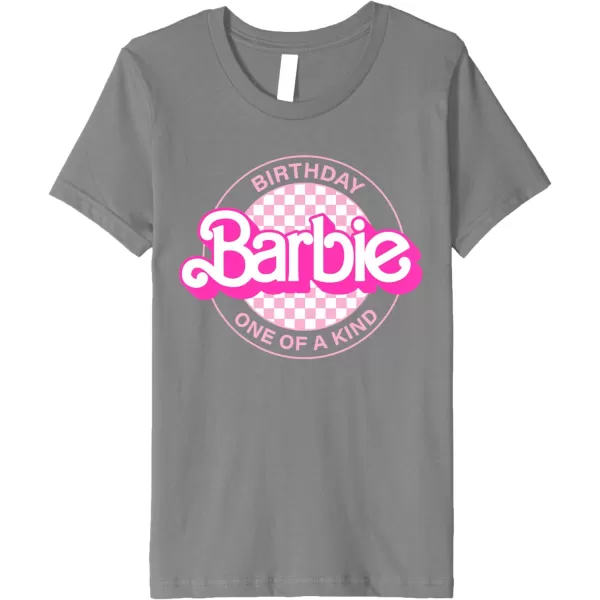 Barbie  Barbie Birthday Classic  One of a Kind Premium TShirtSlate Grey