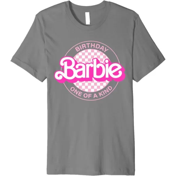 Barbie  Barbie Birthday Classic  One of a Kind Premium TShirtSlate Grey