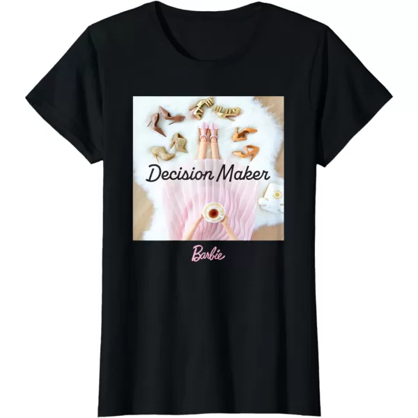 Barbie  Decision Maker TShirtBlack