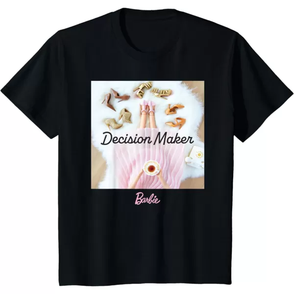 Barbie  Decision Maker TShirtBlack