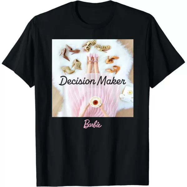 Barbie  Decision Maker TShirtBlack