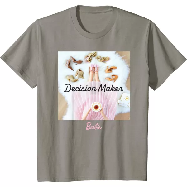 Barbie  Decision Maker TShirtSlate Grey