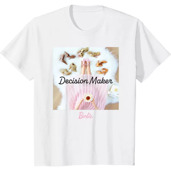 Barbie  Decision Maker TShirtWhite