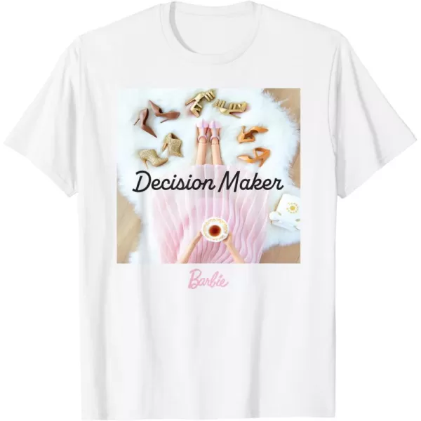 Barbie  Decision Maker TShirtWhite