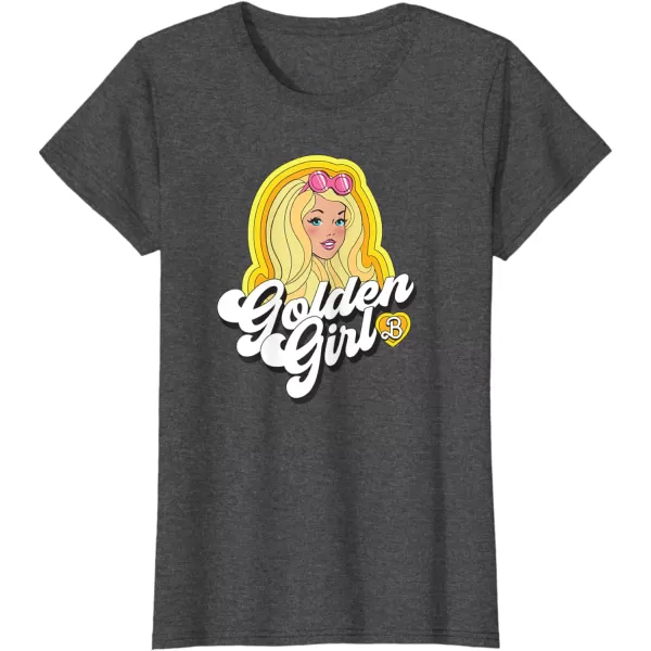 Barbie  Golden Girl TShirtDark Heather Grey