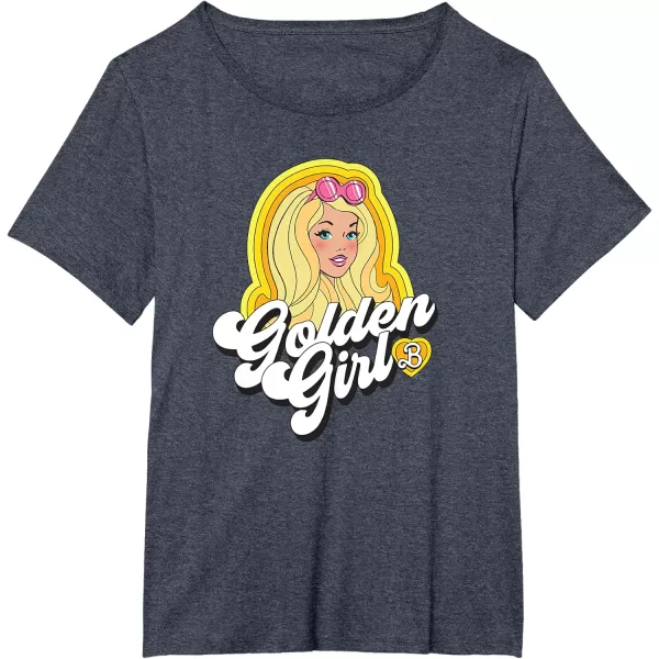 Barbie  Golden Girl TShirtHeather Blue