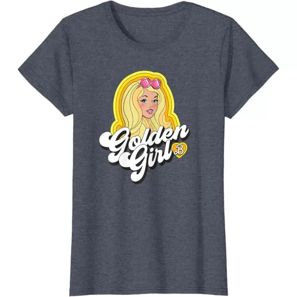 Barbie  Golden Girl TShirtHeather Blue