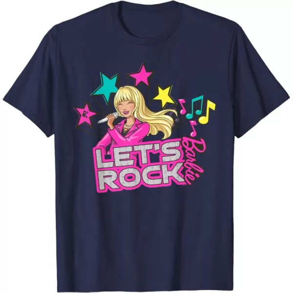 Barbie  Lets Rock Popstar TShirtNavy Blue