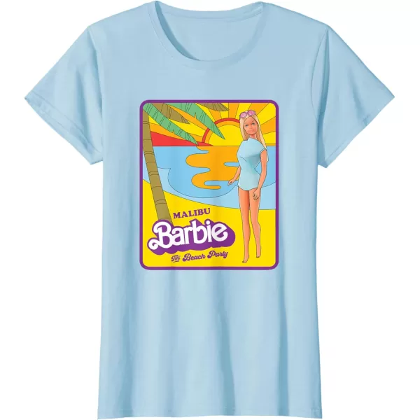 Barbie  Malibu Barbie Beach Party TShirtBaby Blue