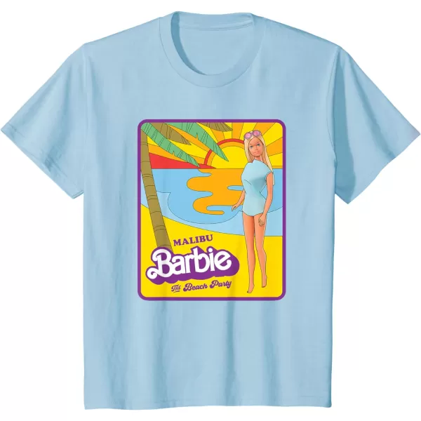 Barbie  Malibu Barbie Beach Party TShirtBaby Blue