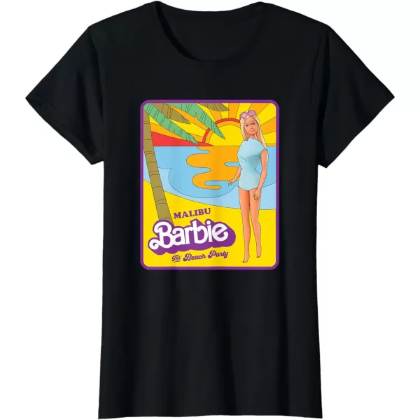 Barbie  Malibu Barbie Beach Party TShirtBlack