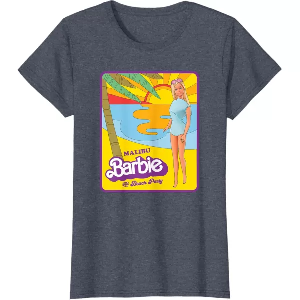 Barbie  Malibu Barbie Beach Party TShirtHeather Blue