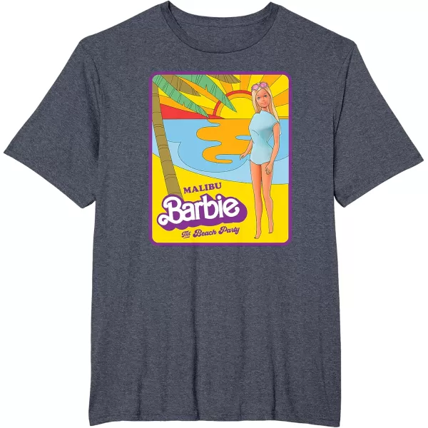 Barbie  Malibu Barbie Beach Party TShirtHeather Blue