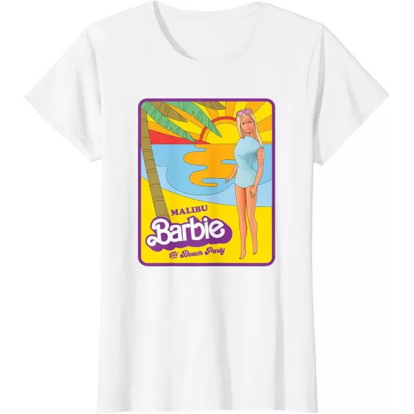 Barbie  Malibu Barbie Beach Party TShirtWhite