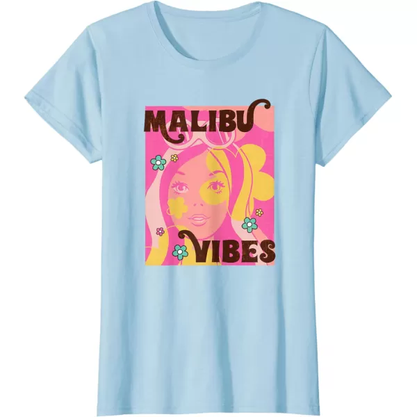 Barbie  Malibu Vibes TShirtBaby Blue