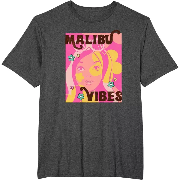 Barbie  Malibu Vibes TShirtDark Heather Grey