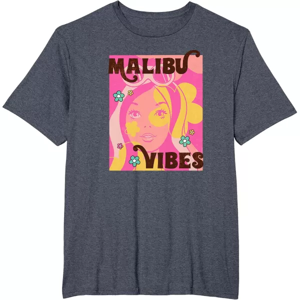 Barbie  Malibu Vibes TShirtHeather Blue