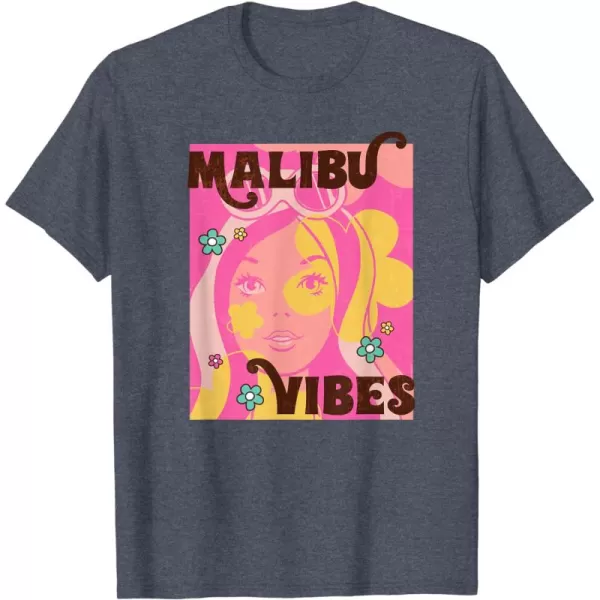 Barbie  Malibu Vibes TShirtHeather Blue