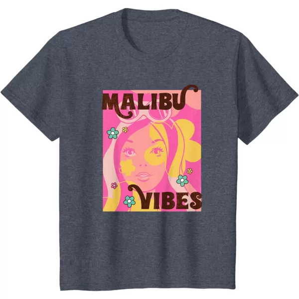 Barbie  Malibu Vibes TShirtHeather Blue