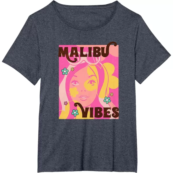 Barbie  Malibu Vibes TShirtHeather Blue