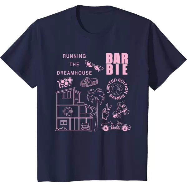 Barbie  Running the Dreamhouse Light Pink Limited Edition TShirtNavy Blue